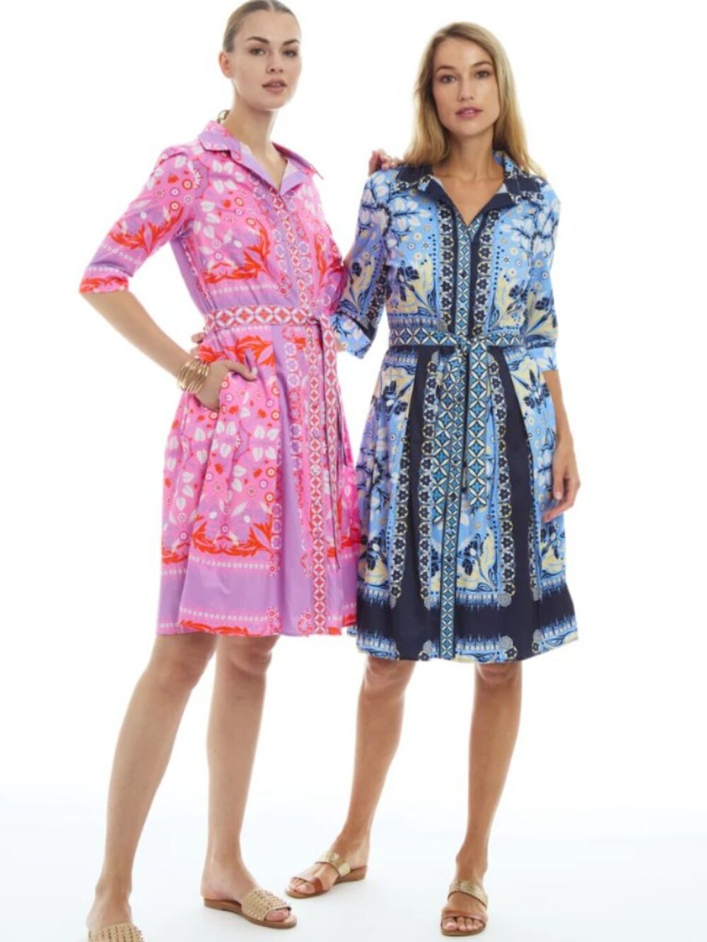 Patty Kim Boutique Kelly Dress Navy Etro Large - New With Tags